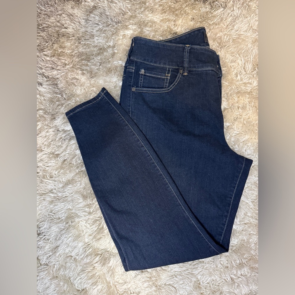 Torrid Women's Tall Dark Blue Jeggings - Picture 5 of 12